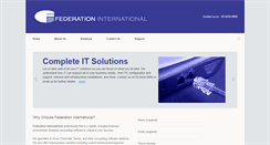 Desktop Screenshot of fedinternational.com